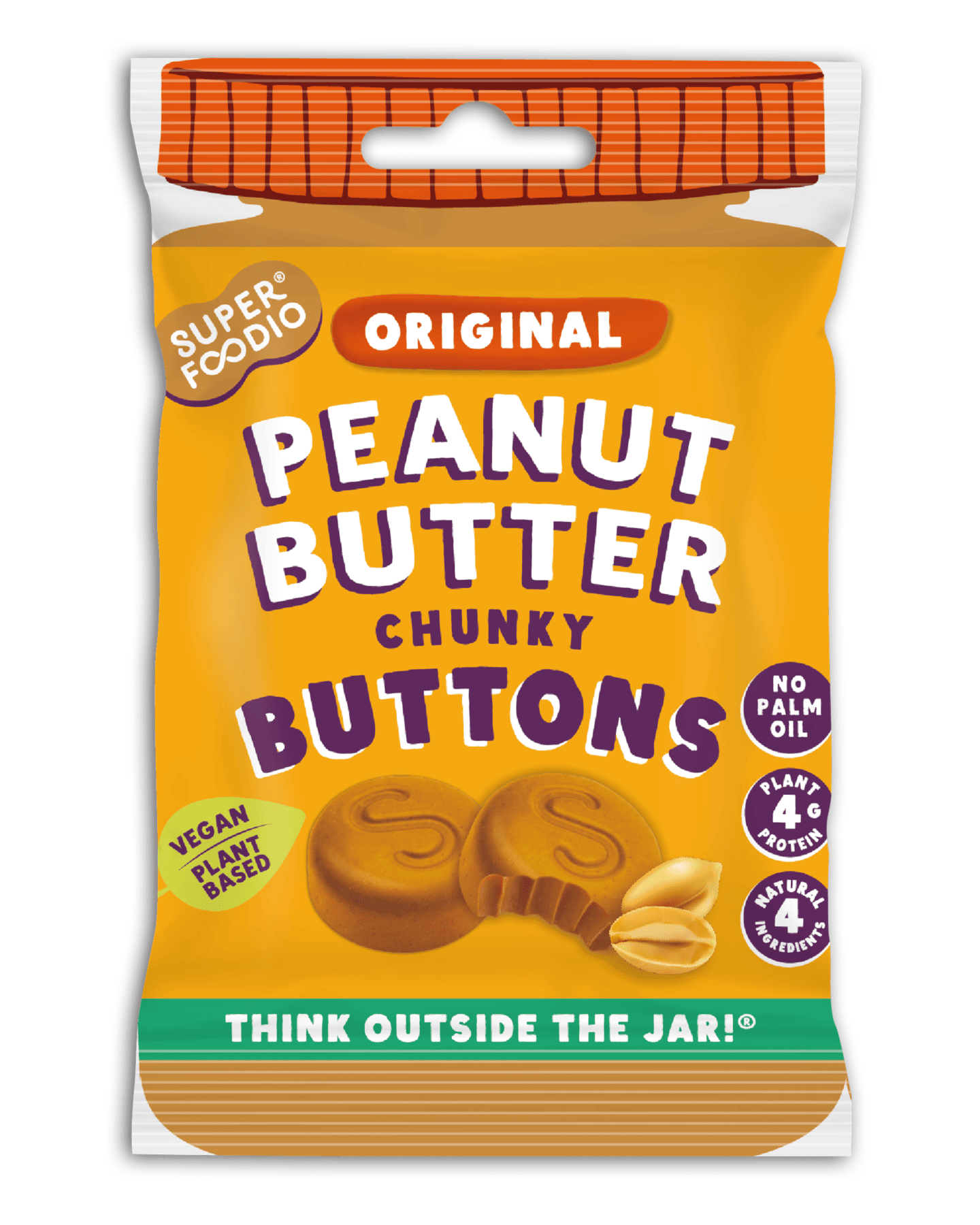 Peanut Butter Buttons - Original (20g X 15 Packs)