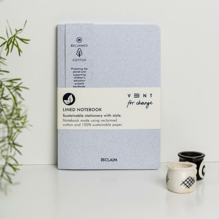 Reclaim A5 Notebook - White Cotton
