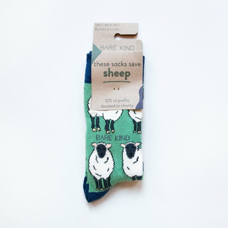 Save The Sheep Bamboo Socks
