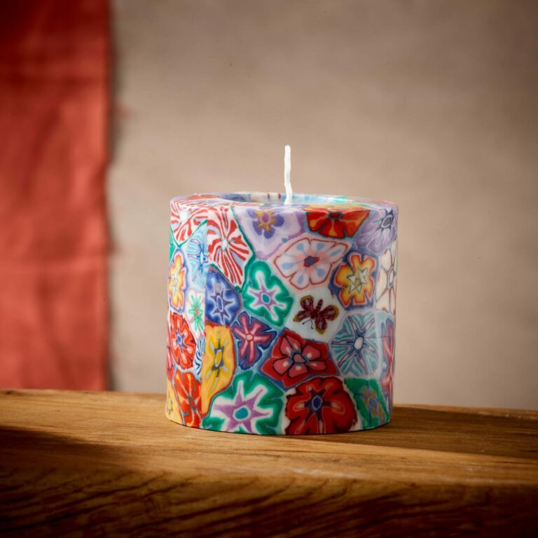 Small Flowers Candle