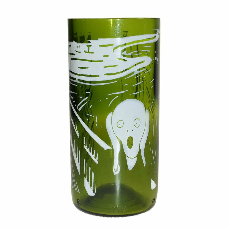 The Scream By Edvard Munch - Recycled Glass Tumbler