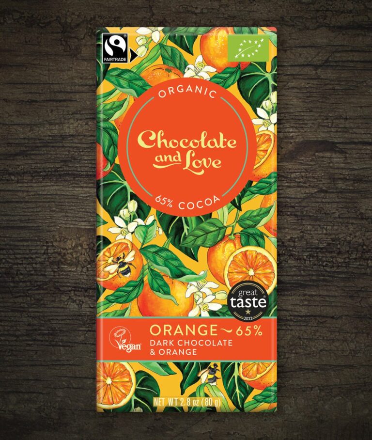 Orange 65% - Dark Chocolate Bar With Orange Extract