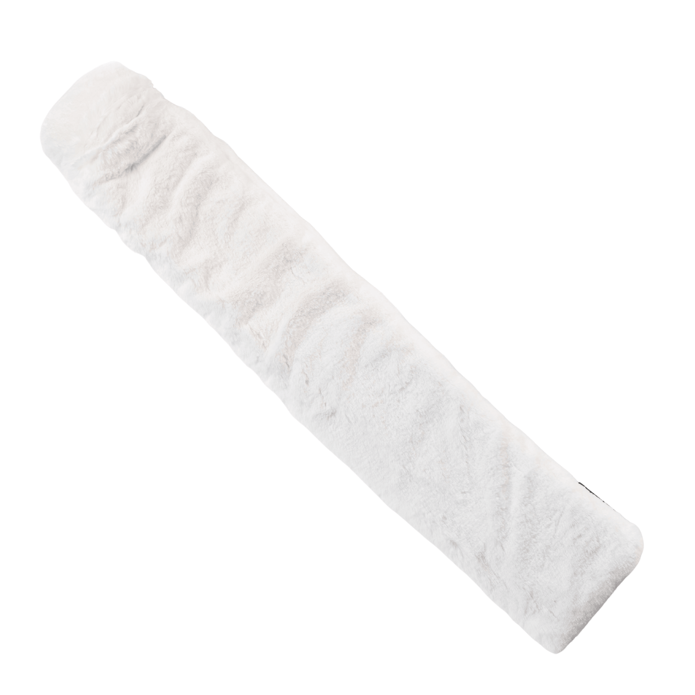 Long White Faux Fur Cover And 2 Litre Natural Rubber Hot Water Bottle