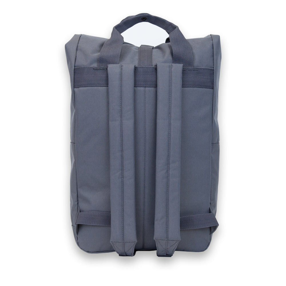 Grey Roll-top Backpack
