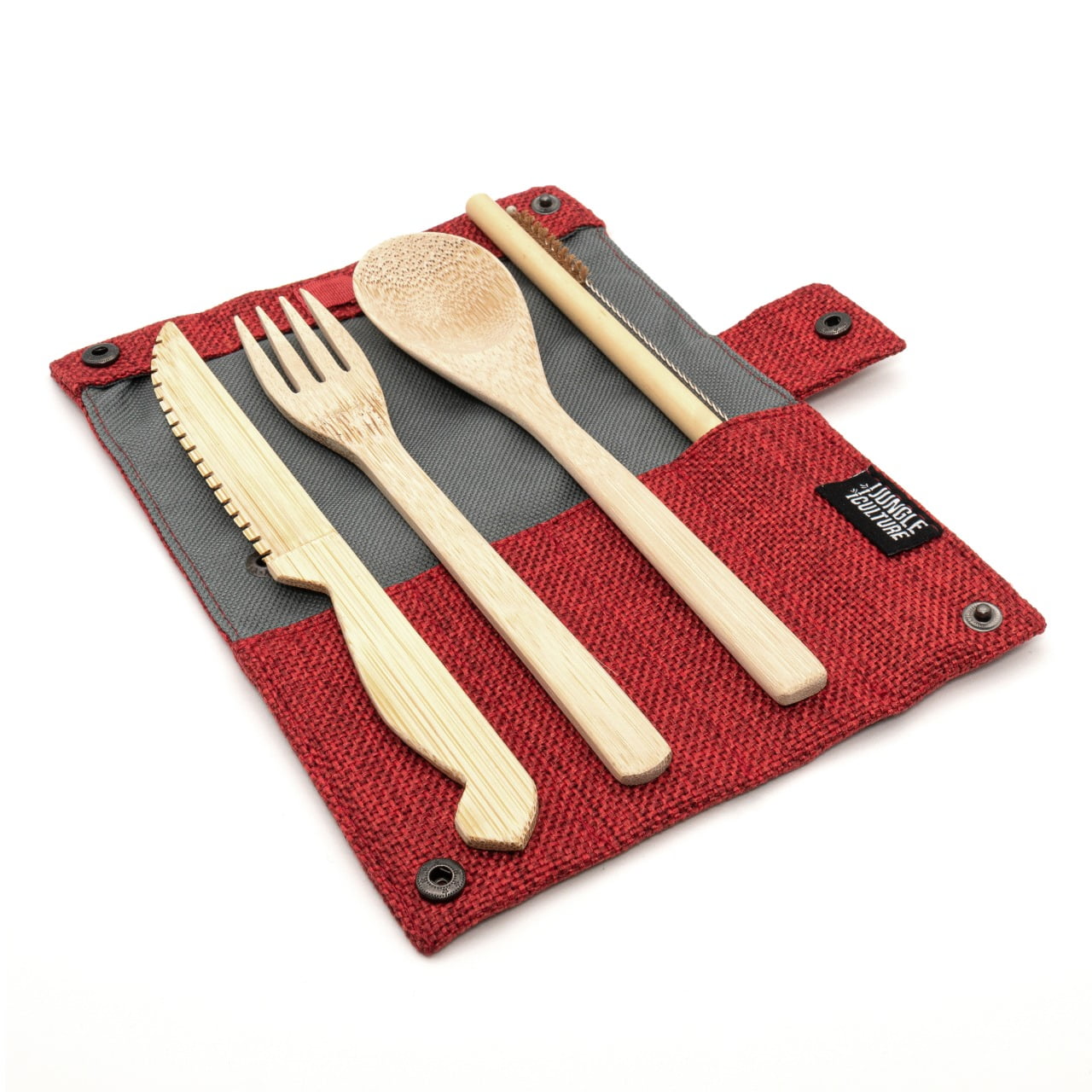 Travel Cutlery Set - red