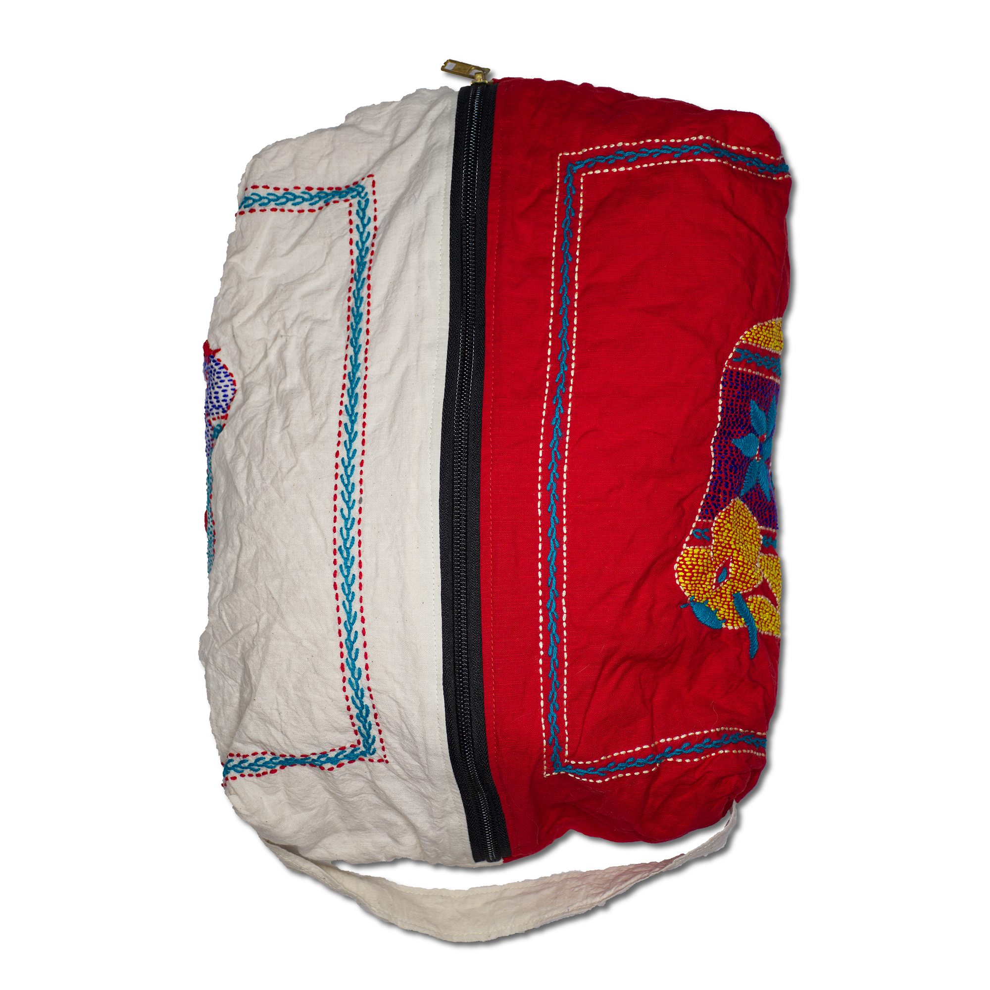 Pouch Bags - Dinajpur (elephant) Design - Sumi (Red) / Asfara (White)
