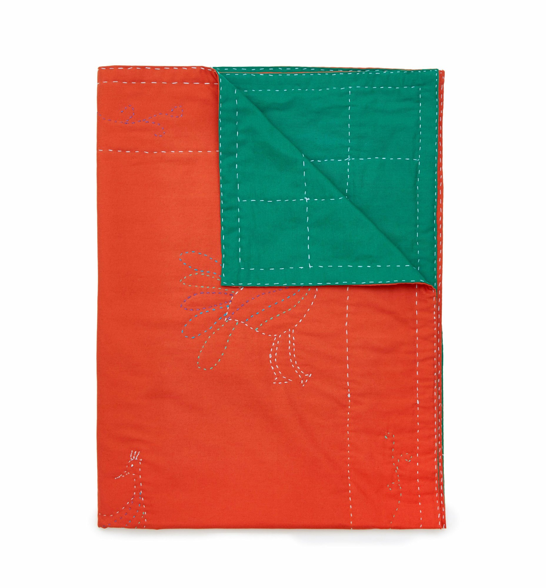 Rangpur (peacock) Happy Blankets - Sunati (Green) / Asif (Orange)