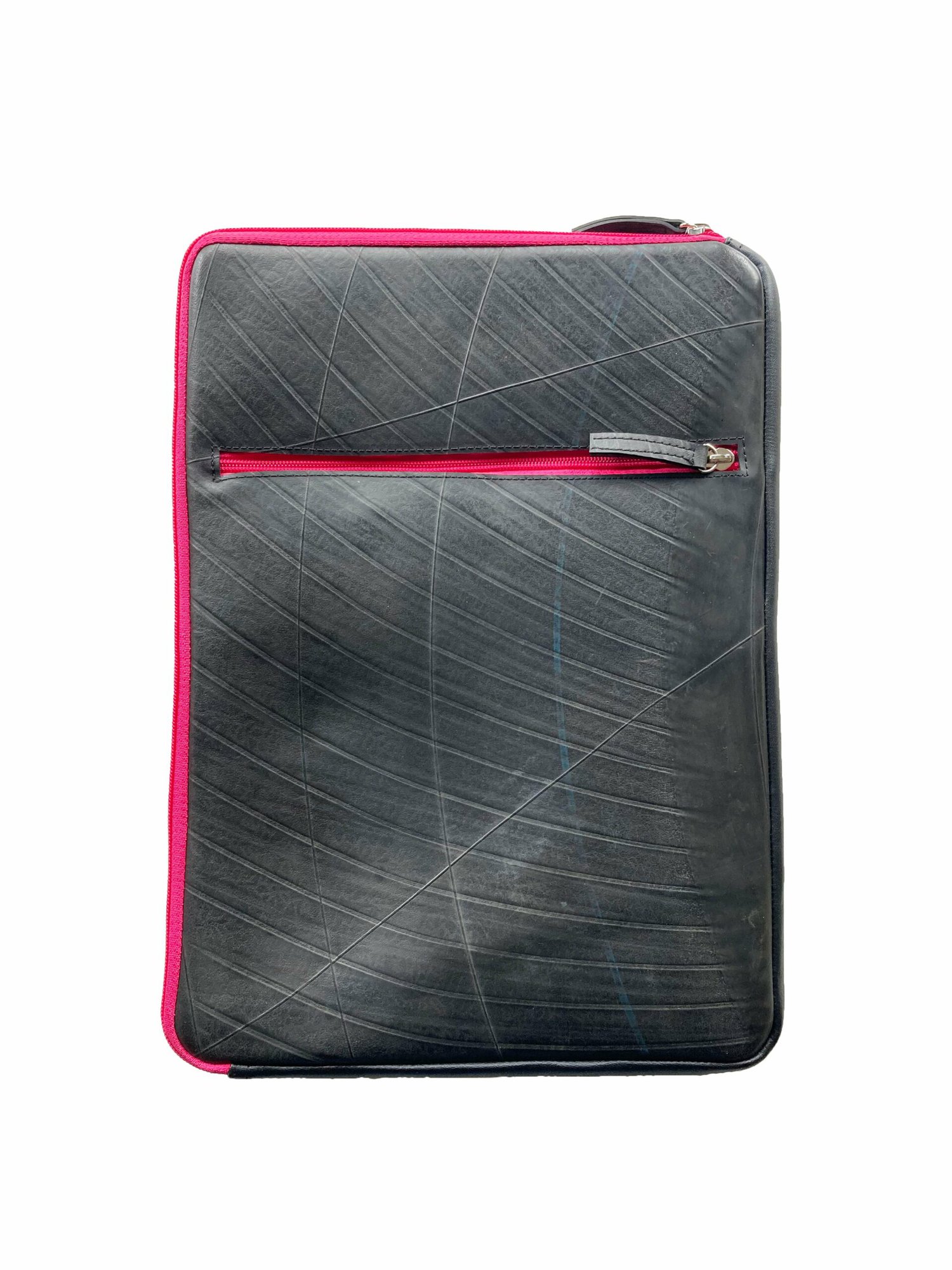 Recycled Inner Tube Sleeve Case For Laptops Up To 15 Inch - - Pink