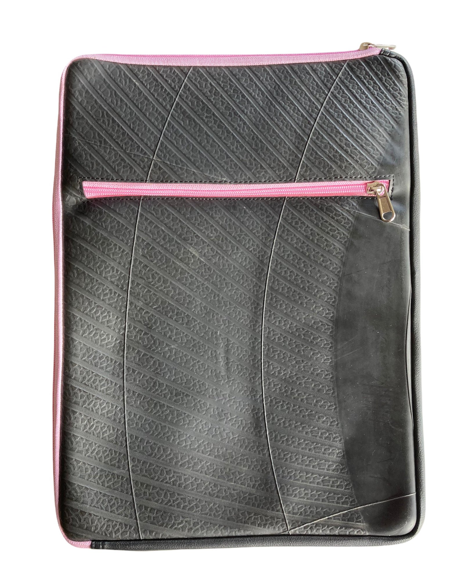 Recycled Inner Tube Sleeve Case For Laptops Up To 15 Inch - - Light Pink