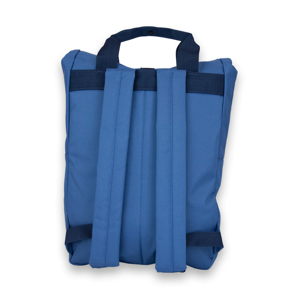 Airforce Blue Roll-top Backpack