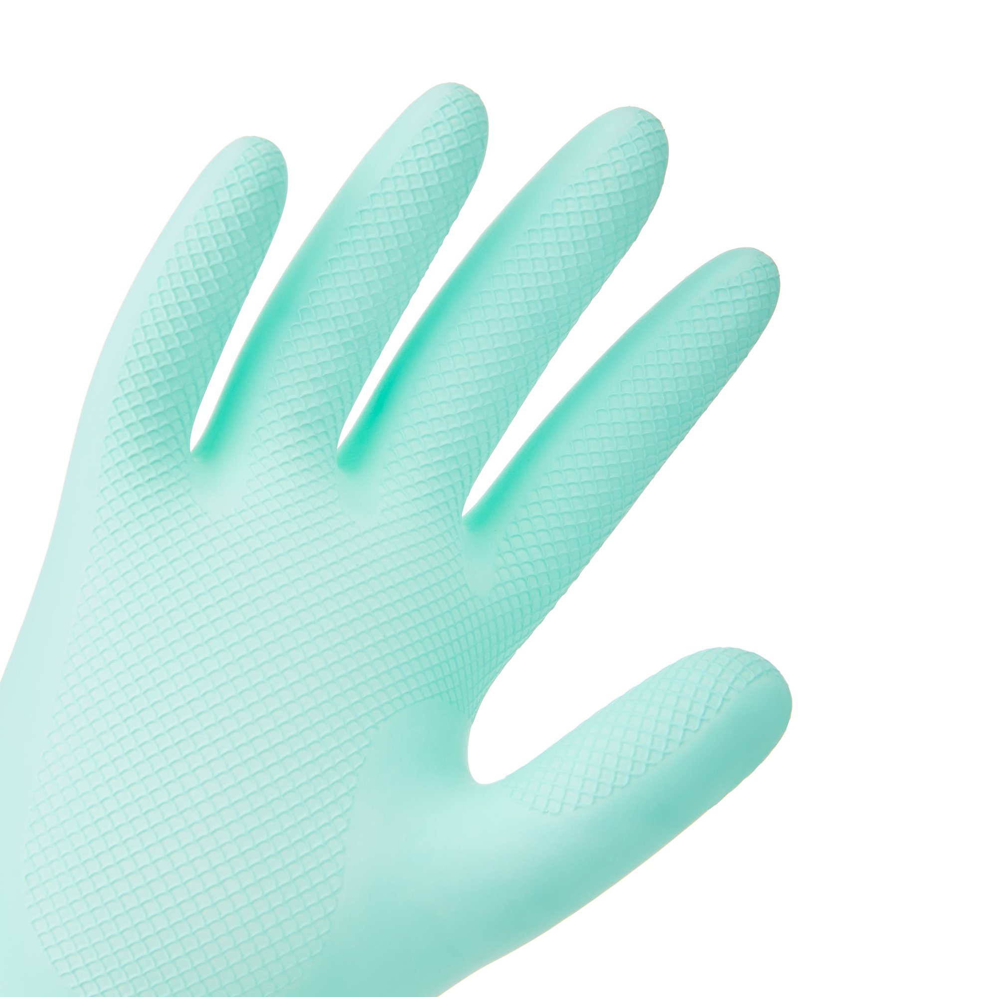  IF YOU CARE Large Cotton Flock Lined Household Gloves, 1 Pair  (Pack of 6) : Latex Gloves : Health & Household
