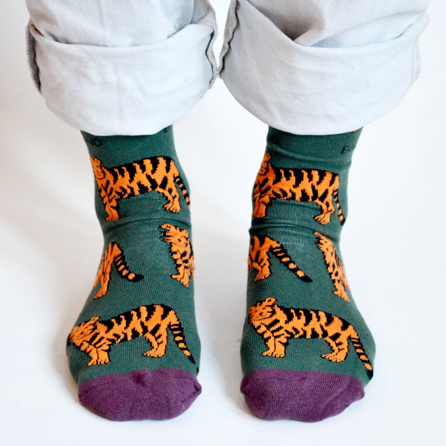 Save the Tiger Bamboo Socks for Kids – Bare Kind