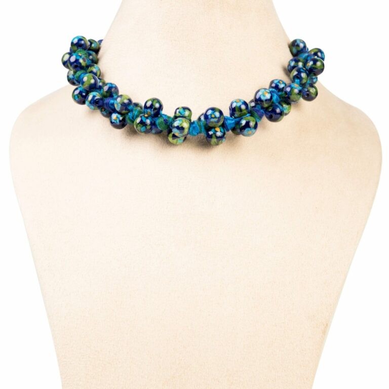 Bunch Necklace - Blue Green Turquoise