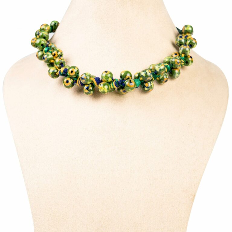 Bunch Necklace - Green Yellow Blue