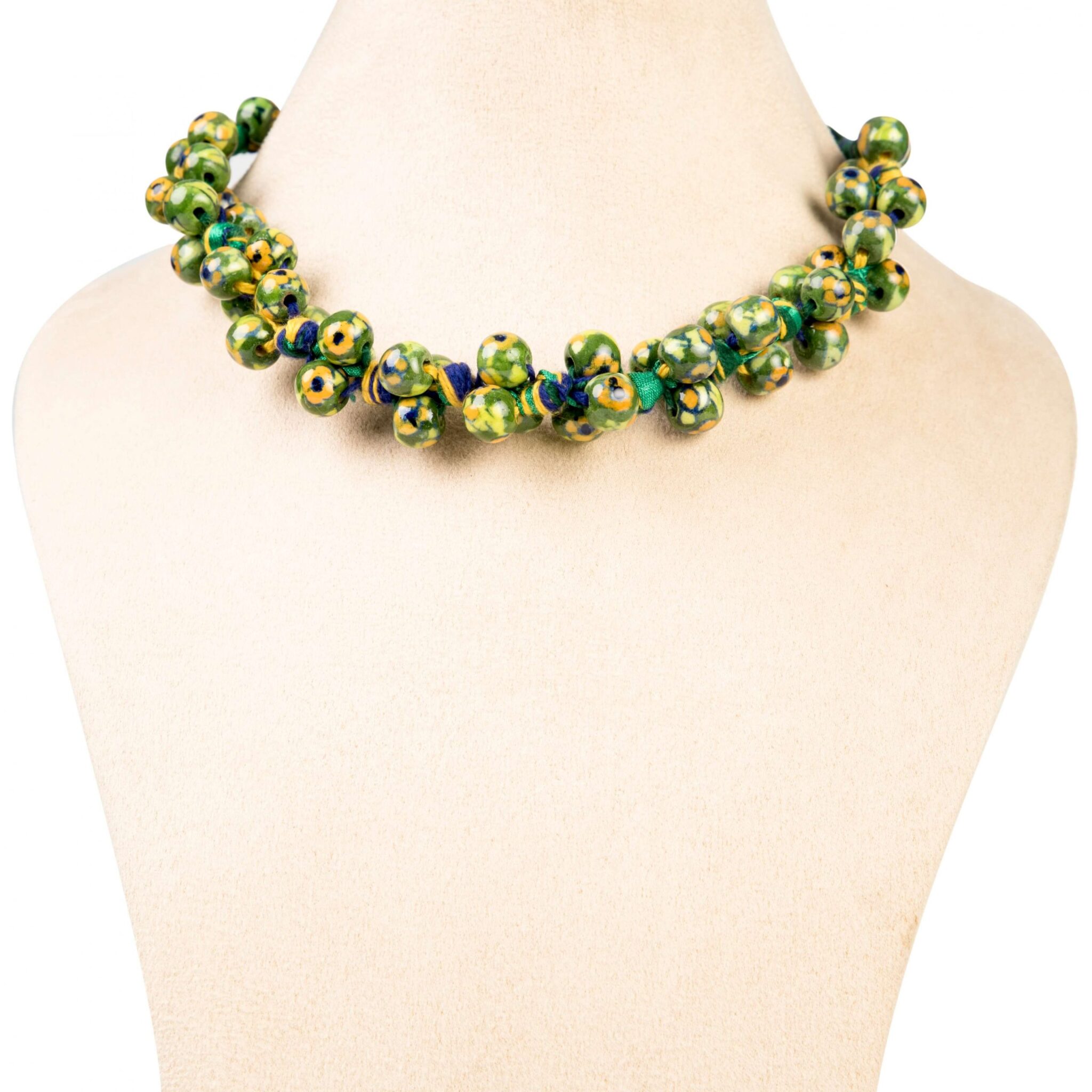 Bunch Necklace - Green Yellow Blue