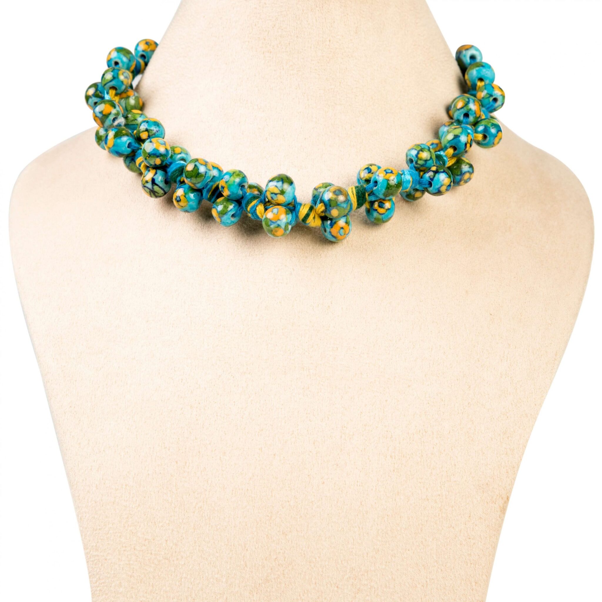 Bunch Necklace - Turquoise Yellow Green