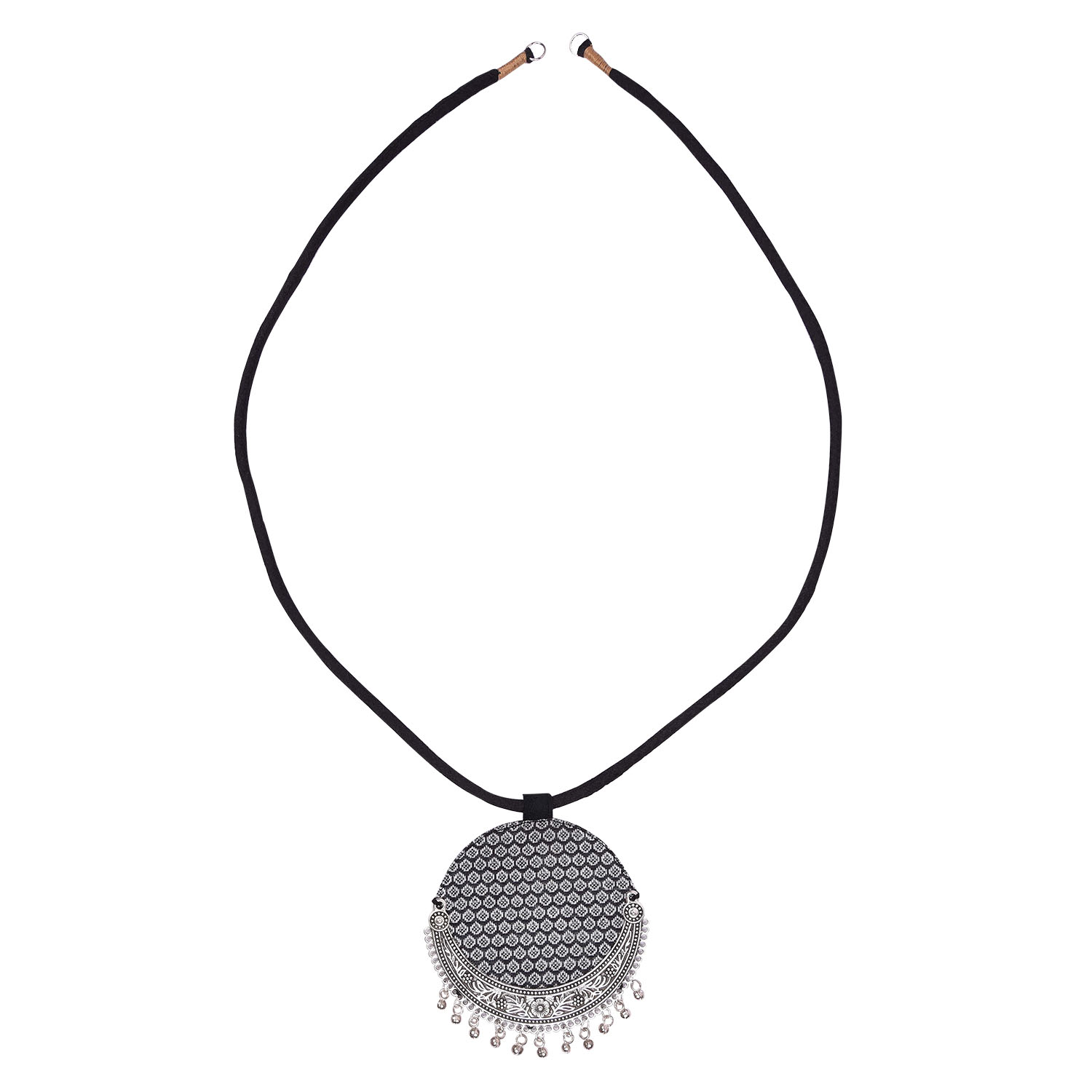 Chaand Pendant Necklace - Black