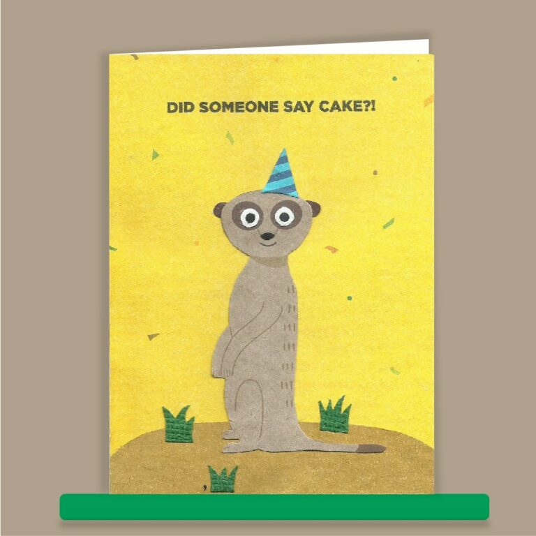 Meerkat Birthday Card