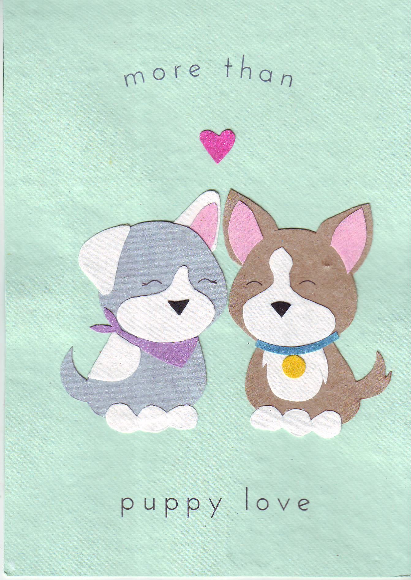 More Than Puppy Love Greeting Card