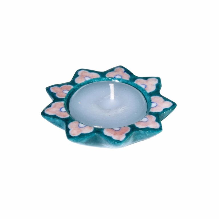 Star Shaped Tealight - Turquoise