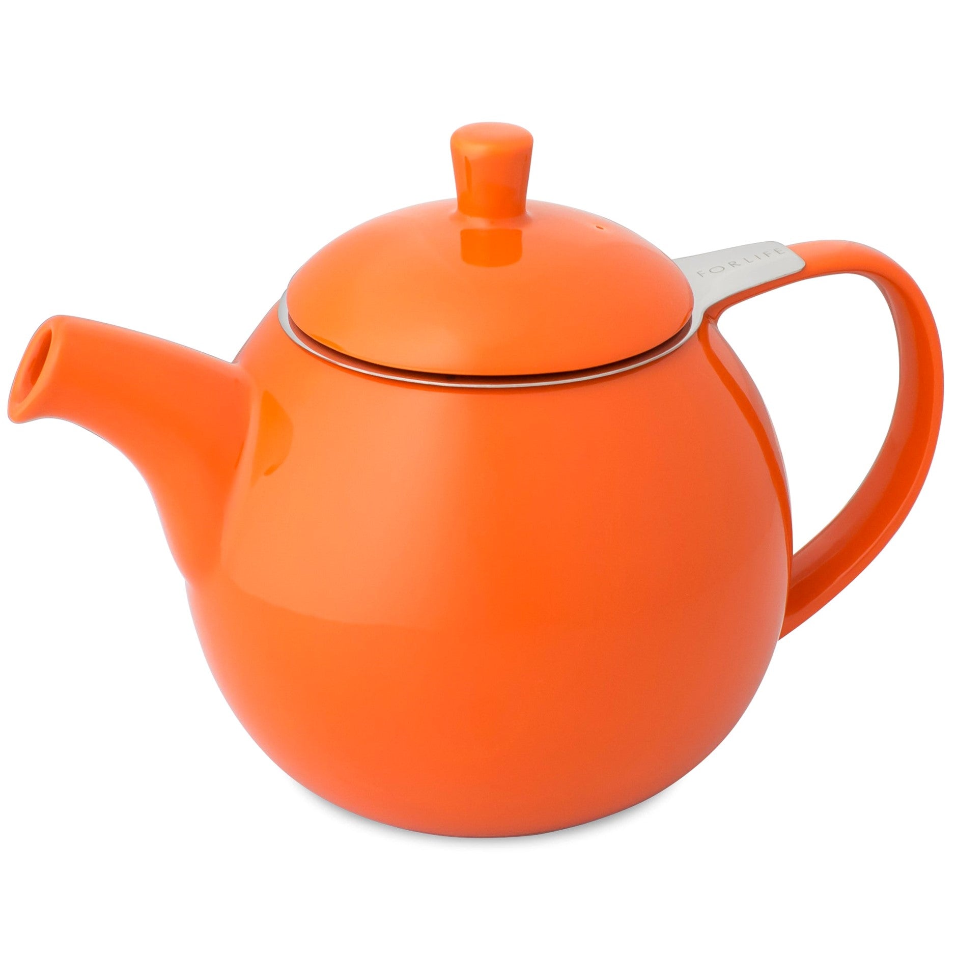700ml Forlife Curve Teapot (various Colours) - FCT-Carrot