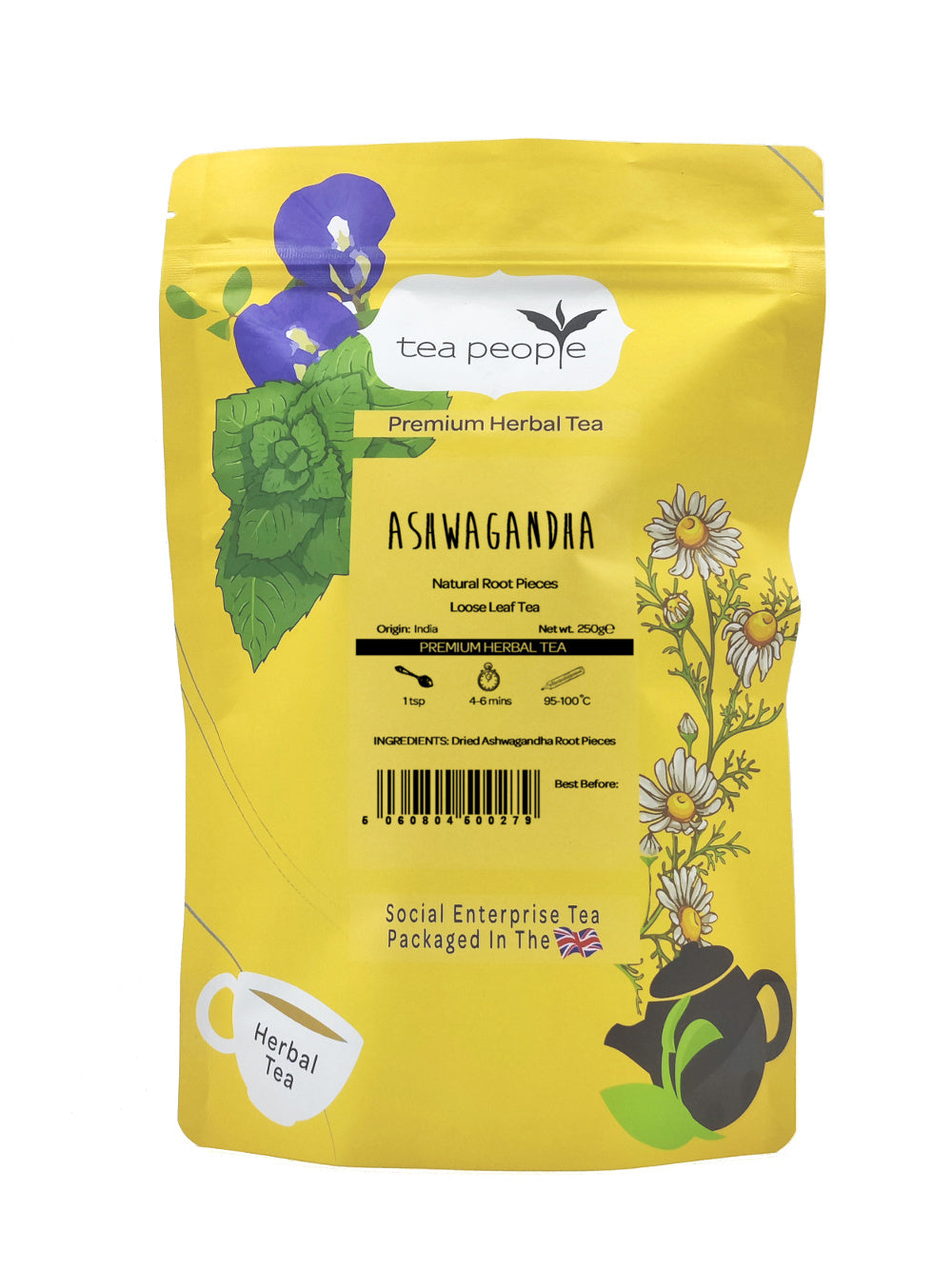 Ashwagandha - Loose Herbal Tea - 250g Refill Pack