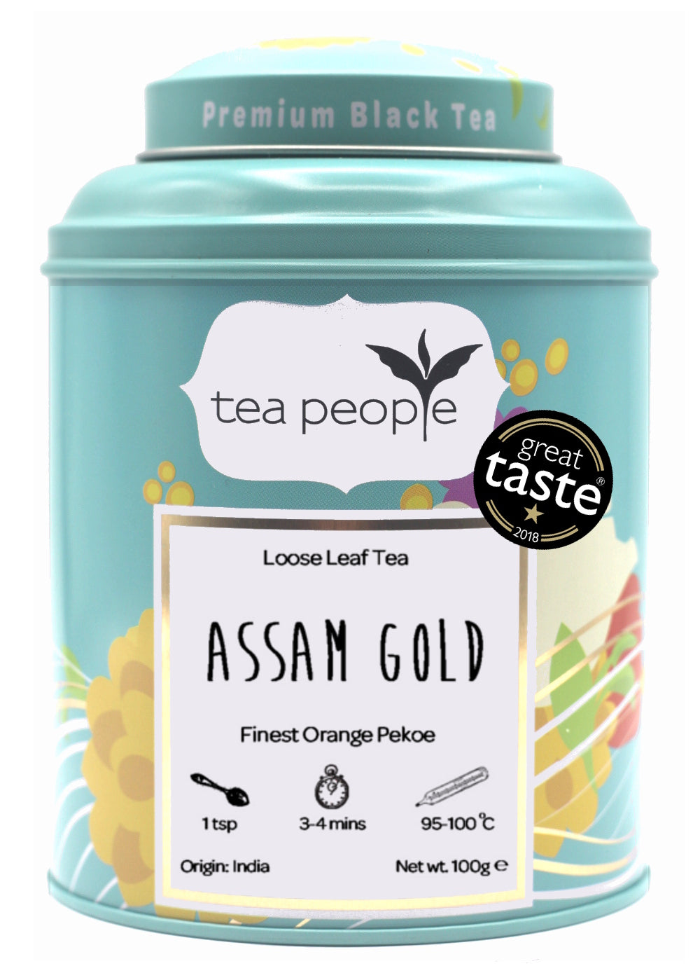 Assam Gold - Loose Black Tea - 100g Tin Caddy