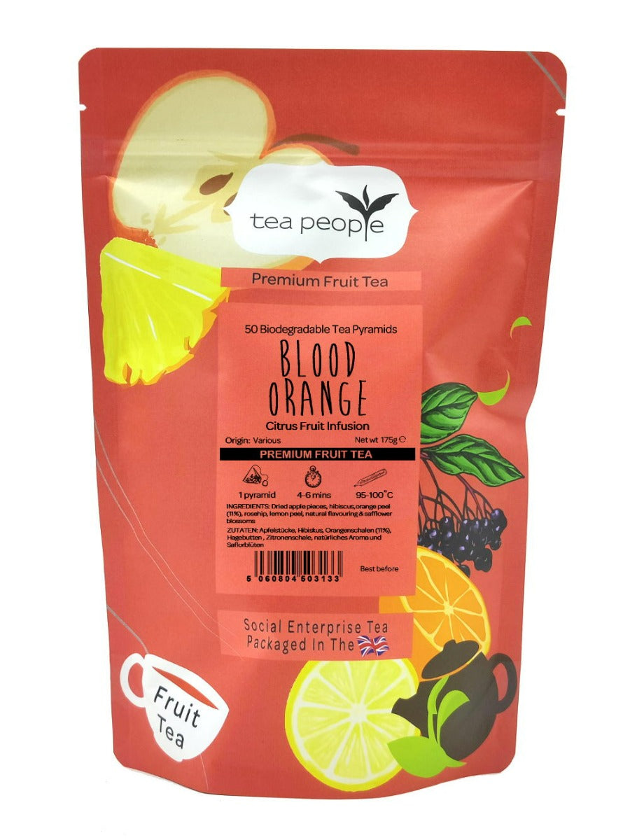 Blood Orange - Fruit Tea Pyramids - 50 Pyramid Refill Pack