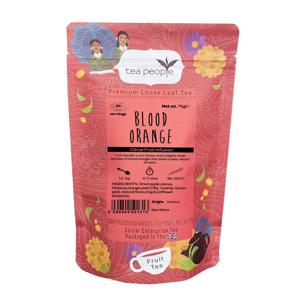 Blood Orange - Loose Fruit Tea - 75g Retail Pack