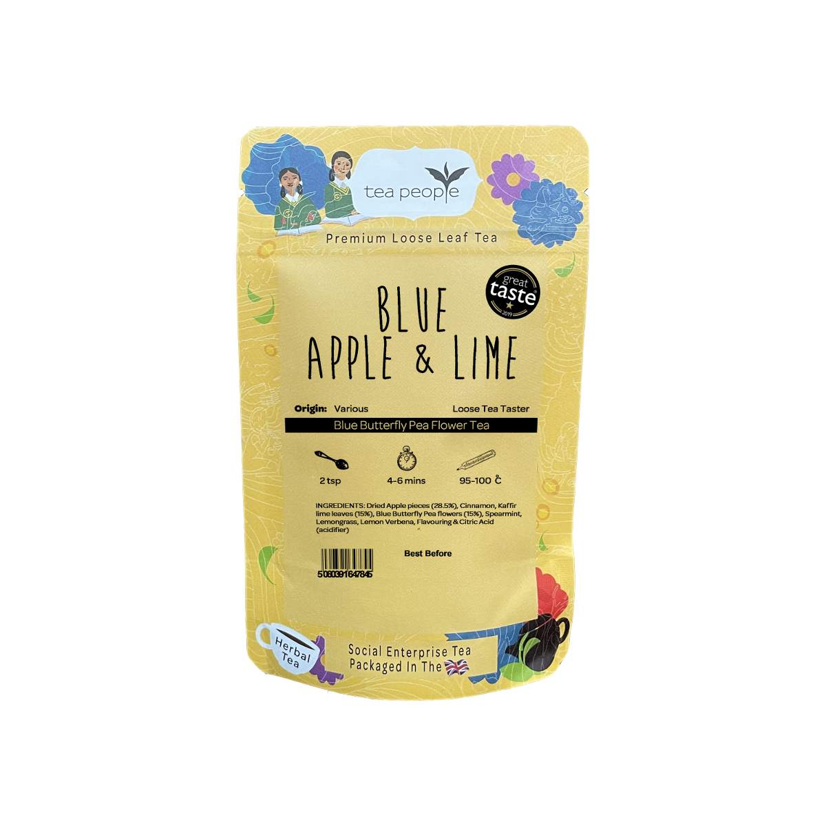Blue Apple And Lime - Loose Herbal Tea - Loose Tea Taster Pack