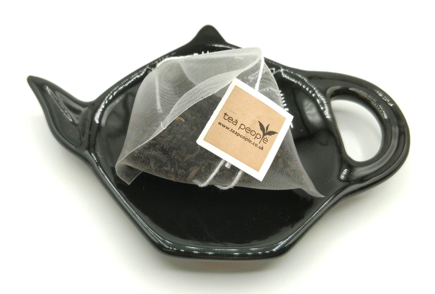 Ceramic Teabag  Dish Collection - Graphite Black