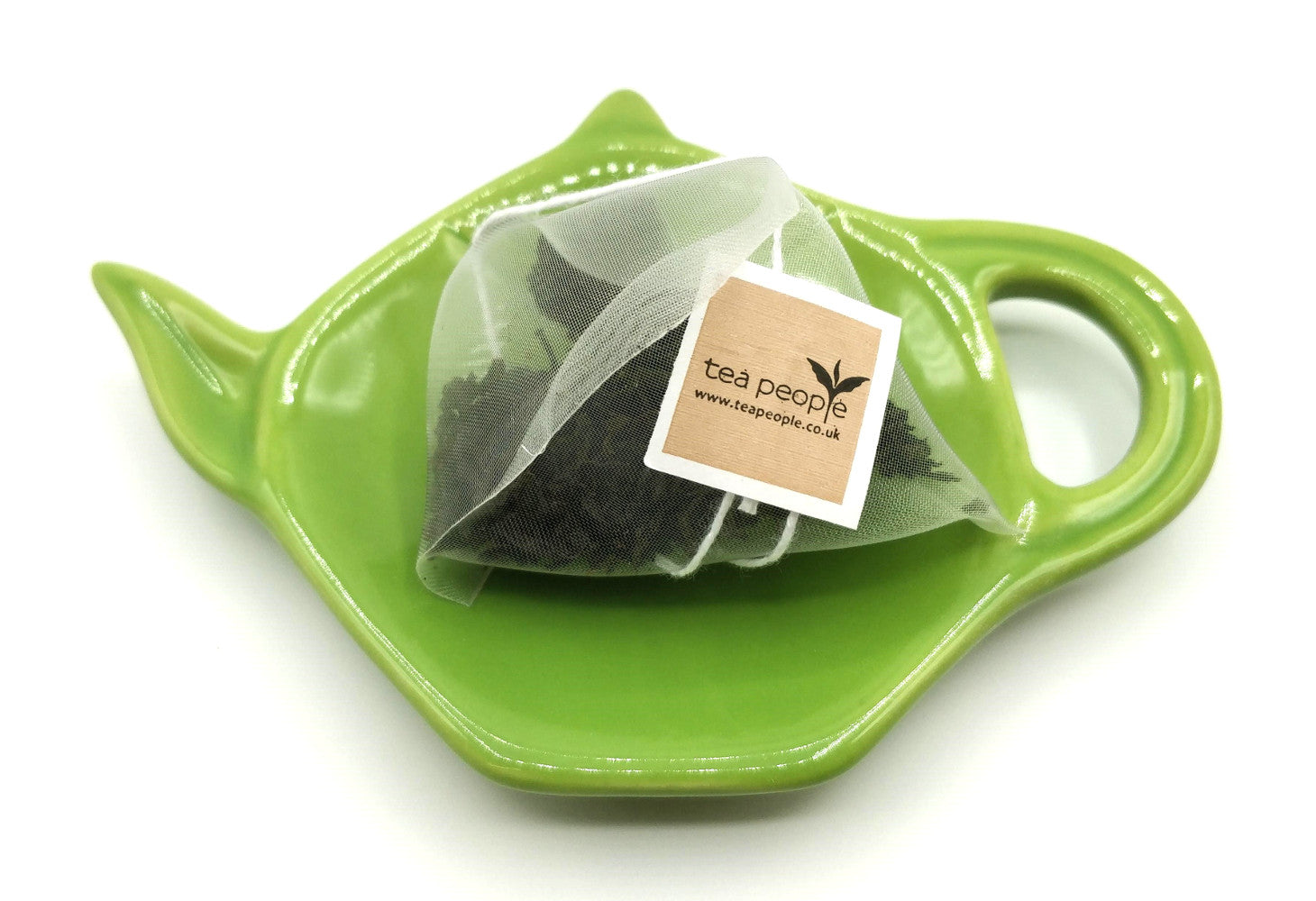 Ceramic Teabag  Dish Collection - Lime