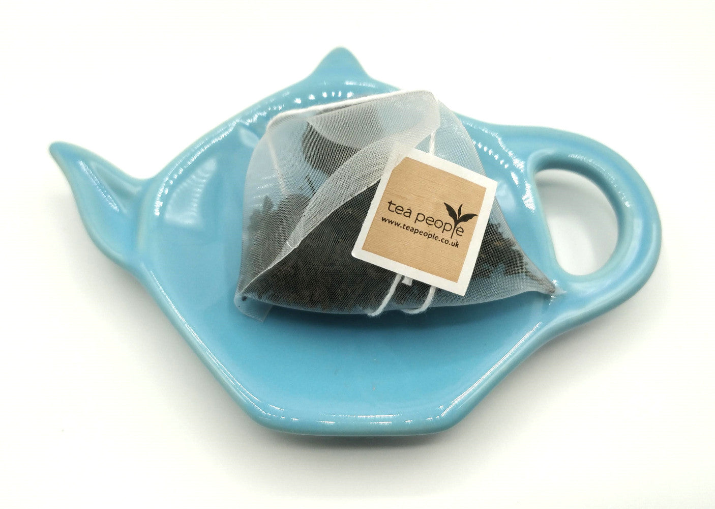 Ceramic Teabag  Dish Collection - Turquoise