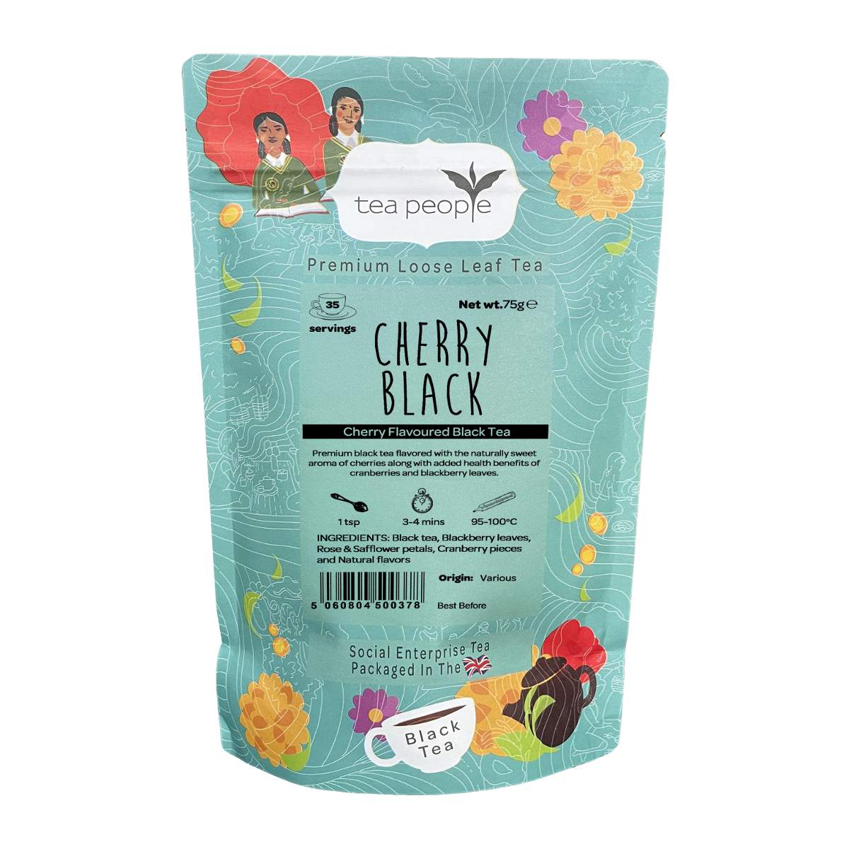 Cherry Black - Loose Black Tea - 60g Retail Pack