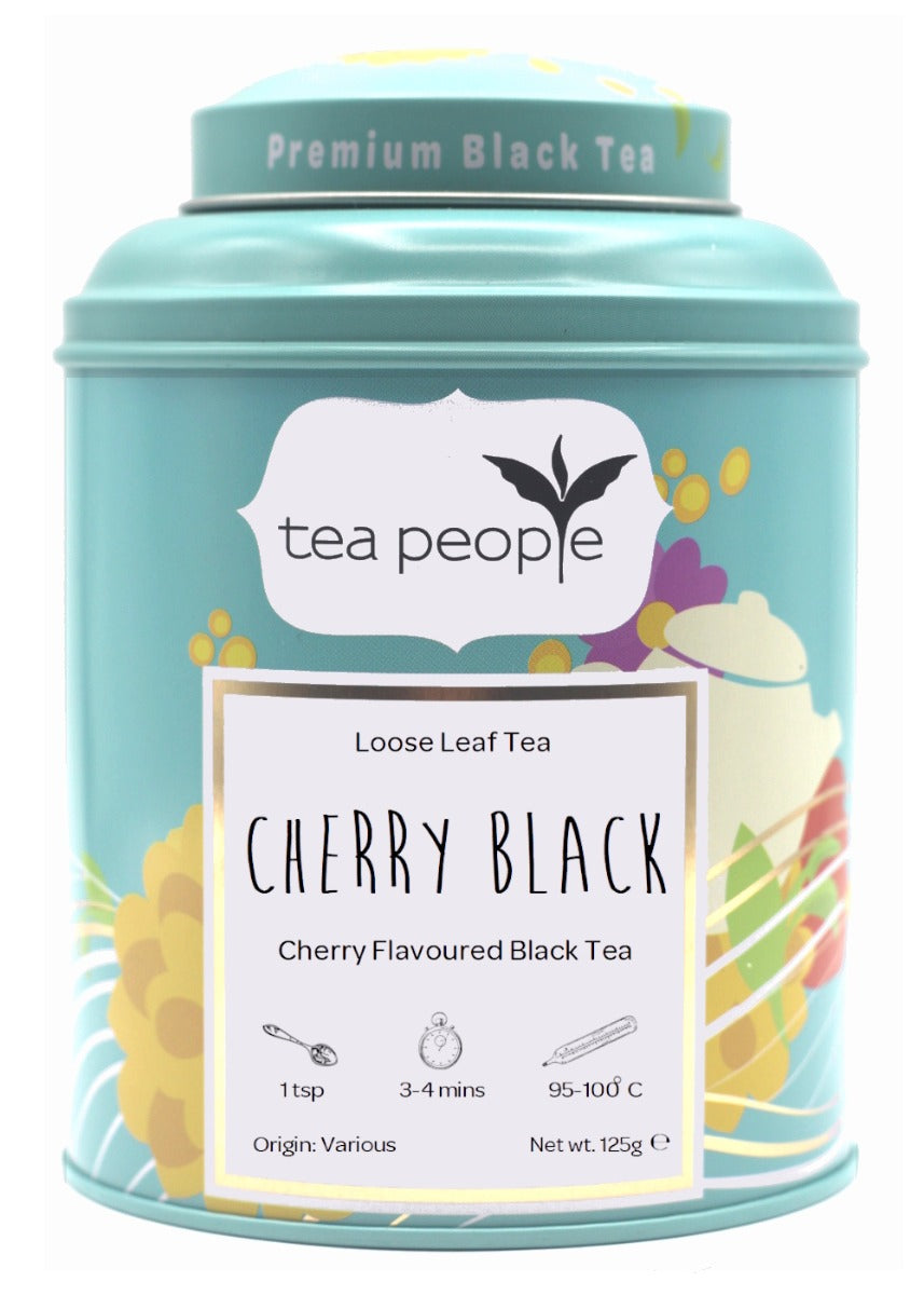 Cherry Black - Loose Black Tea - 100g Tin Caddy