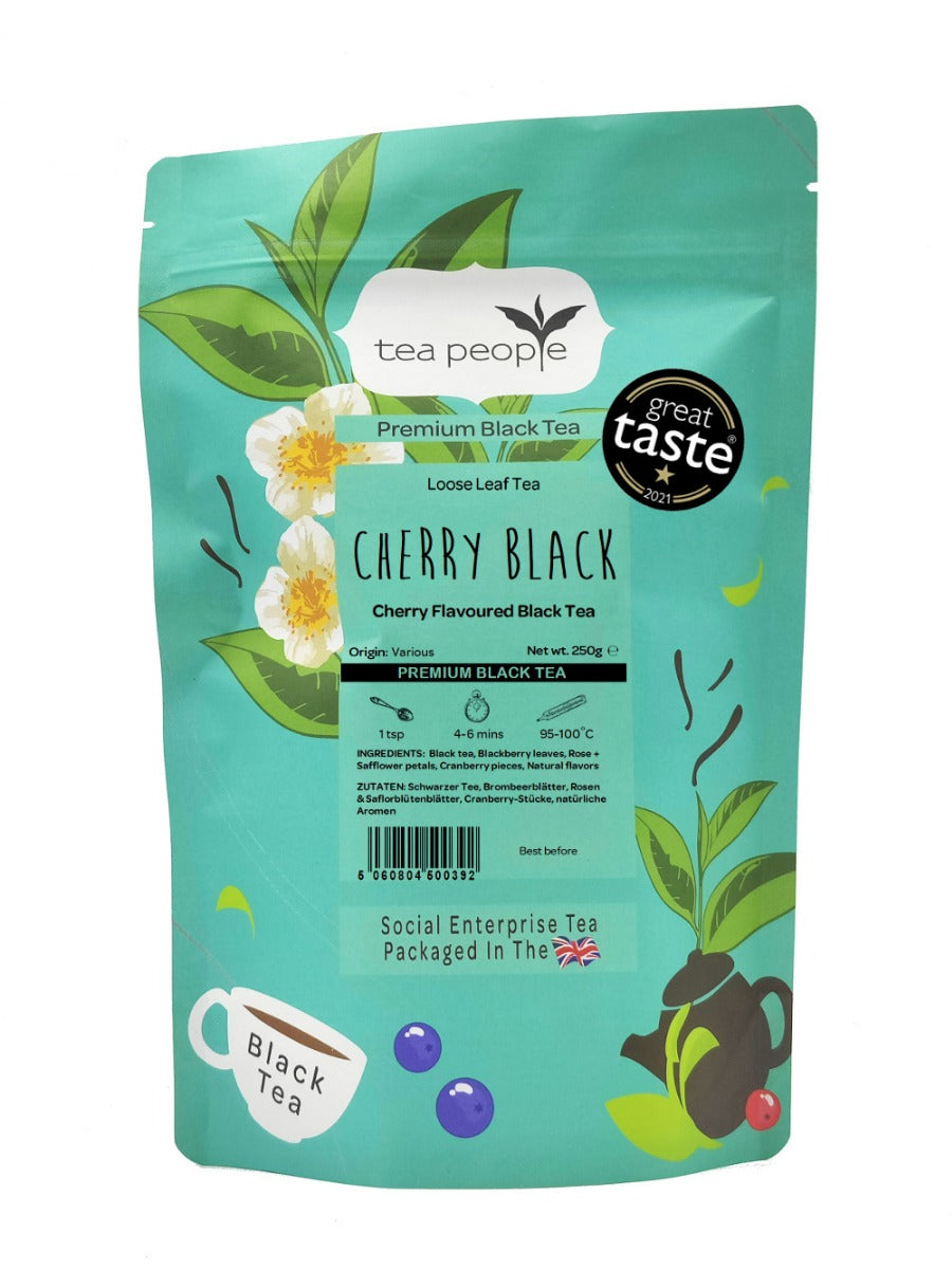 Cherry Black - Loose Black Tea - 200g Refill Pack