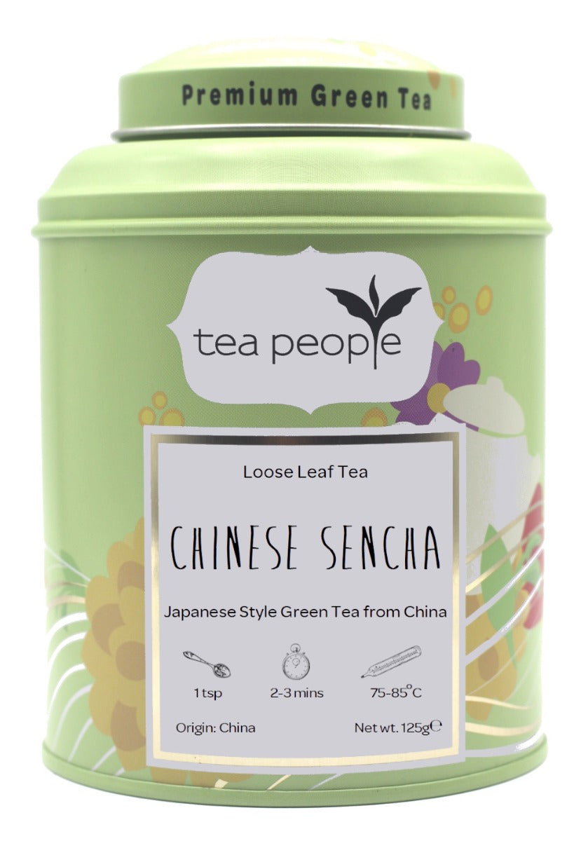 Chinese Sencha - Green Loose Tea - 100g Tin Caddy