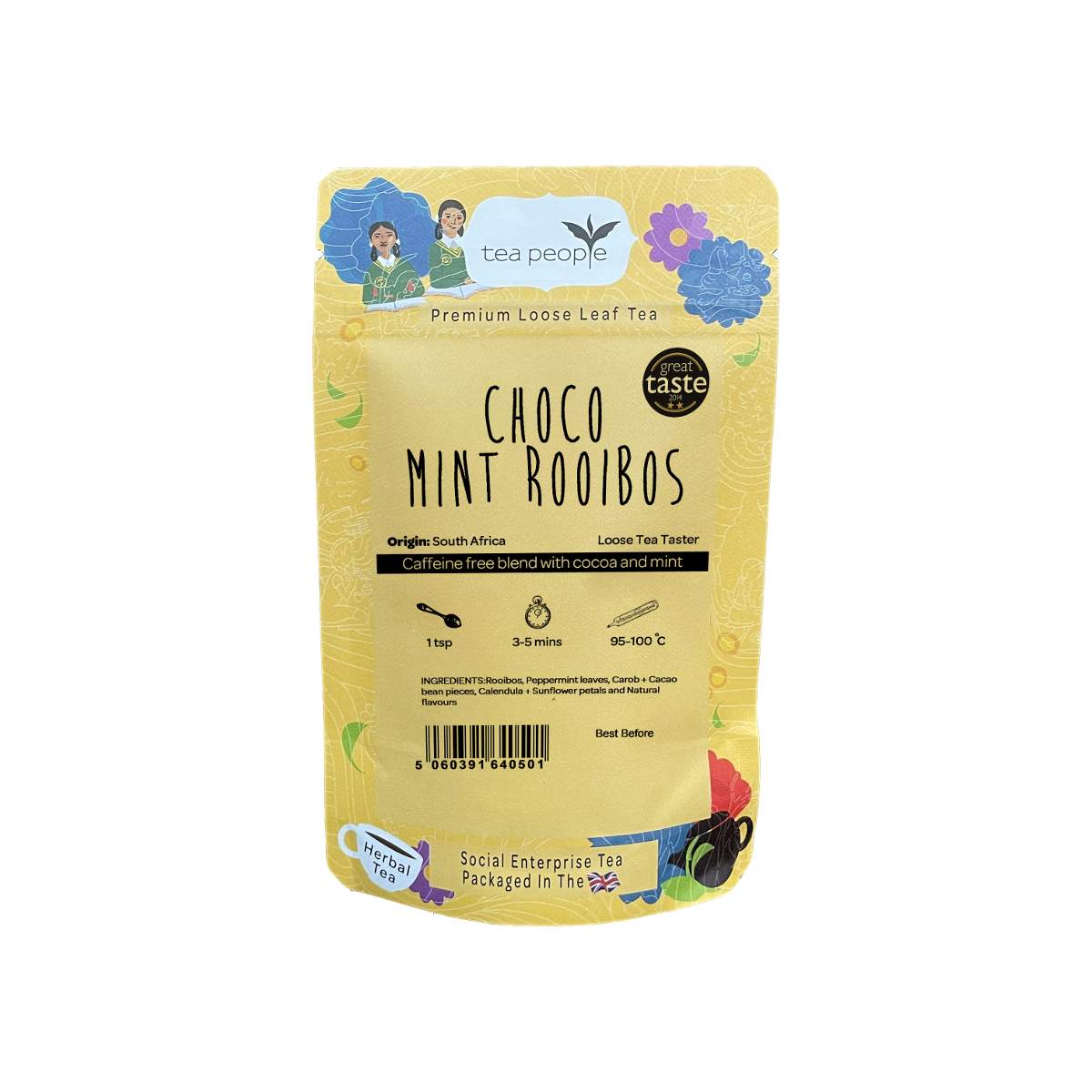 Choco Mint Rooibos - Loose Herbal Tea - Loose Tea Taster Pack