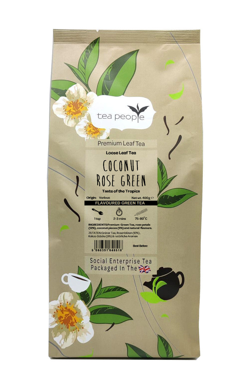 Coconut Rose Green - Loose Green Tea - 400g Small Catering pack