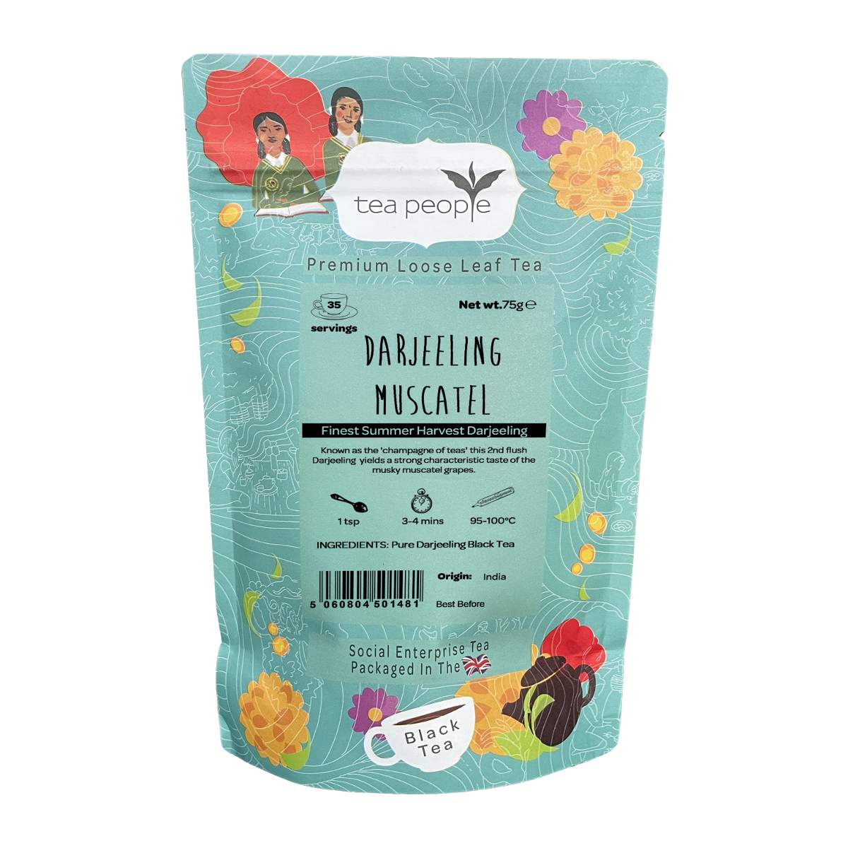 Darjeeling Muscatel - Loose Black Tea - 75g Retail Pack