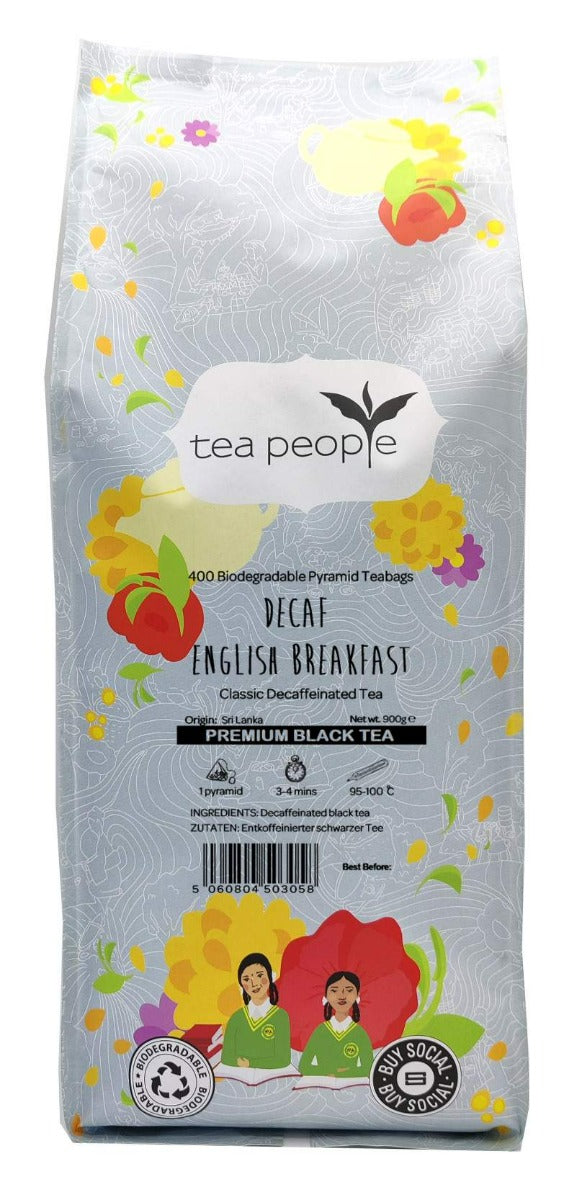 Decaf English Breakfast - Black Tea Pyramids - 400 Pyramid Large Catering Pack