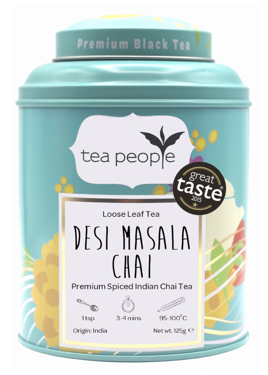 Desi Masala Chai - Black Loose Tea - 125g Tin Caddy