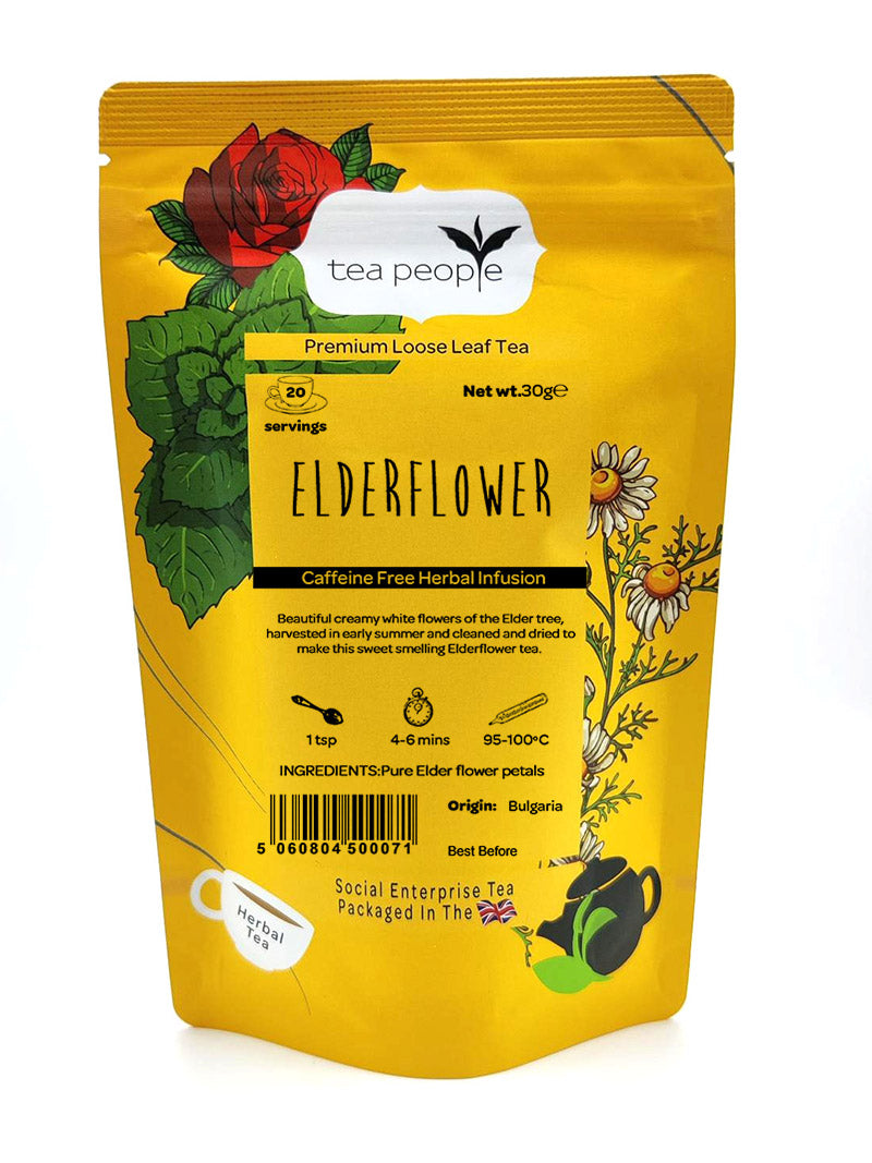 Elderflower - Loose Herbal Tea - 30g Retail Pack