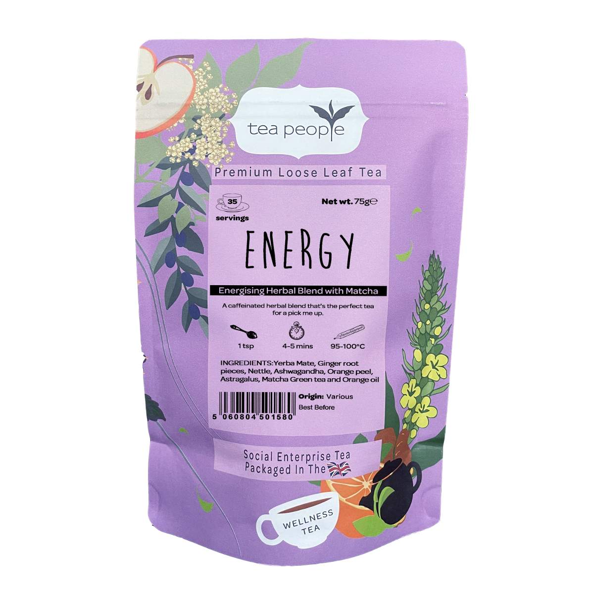 Energy - Loose Wellness Tea - 75g Retail Pack