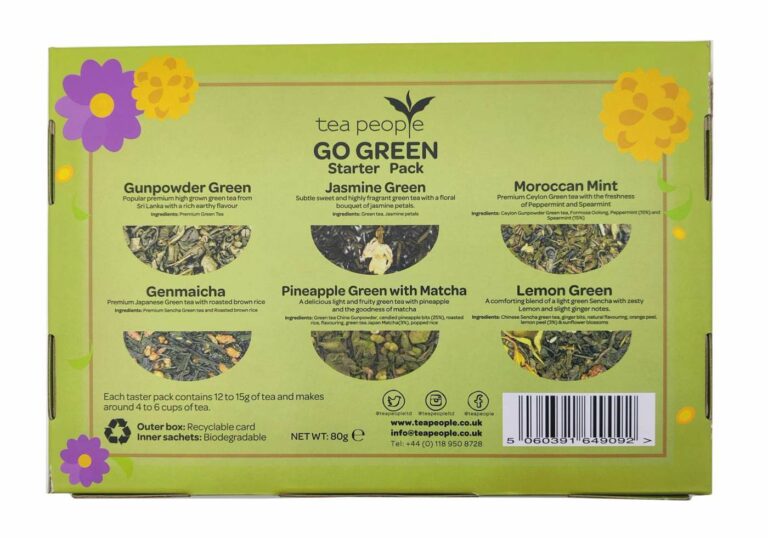 Go Green! - Starter Pack Of 6 Green Teas Loose