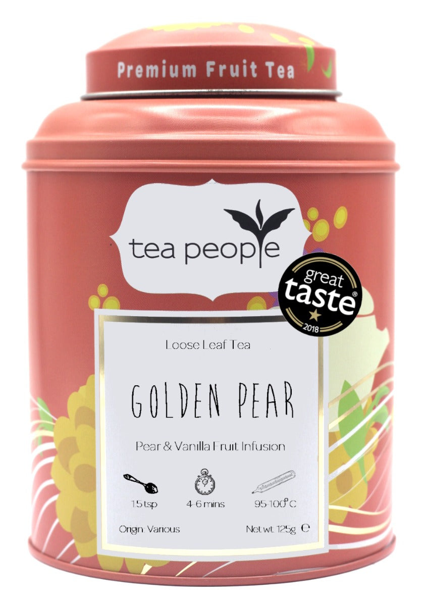 Golden Pear - Loose Fruit Tea - 125g Tin Caddy