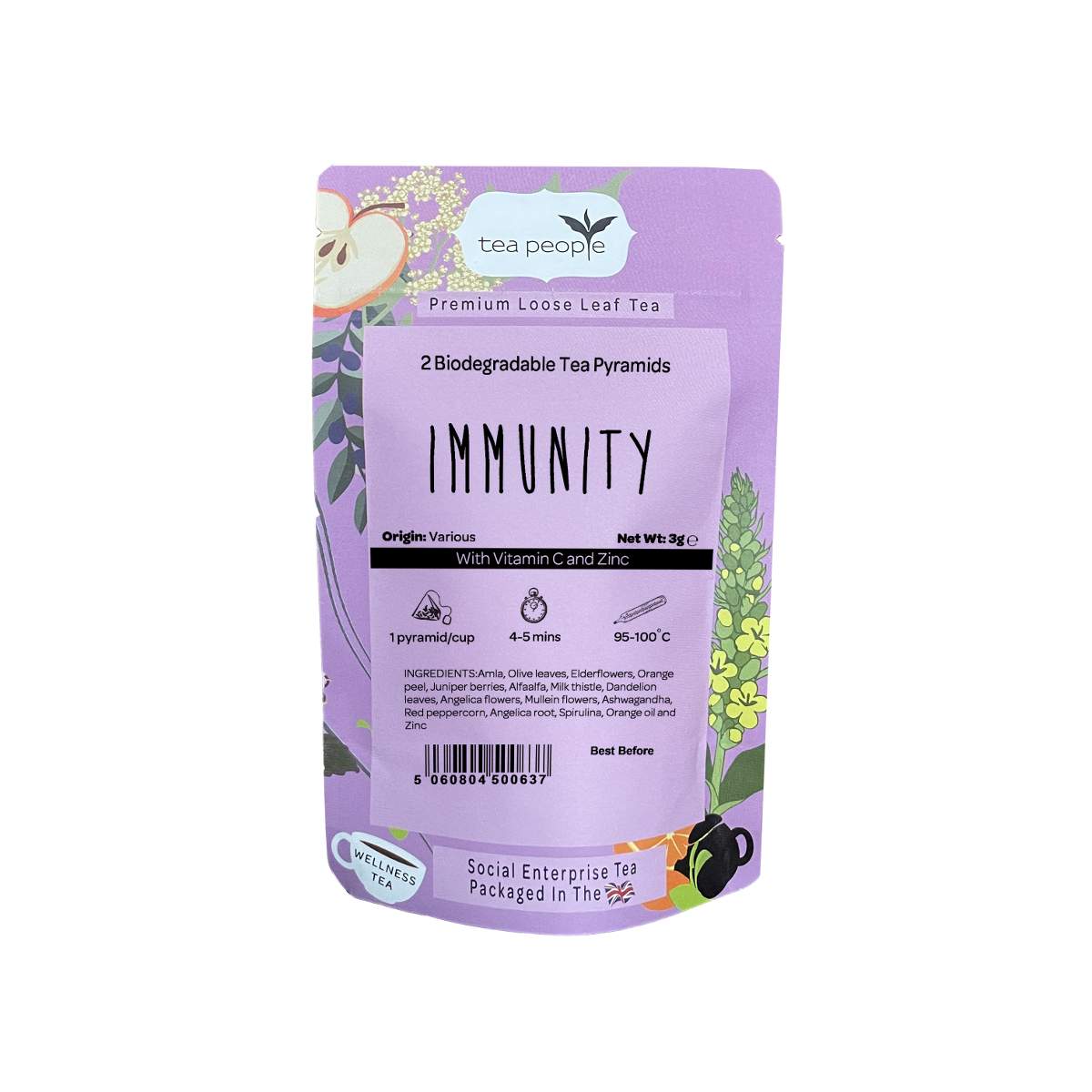 Immunity - Wellness Tea Pyramids - 2 Pyramid Taster Pack