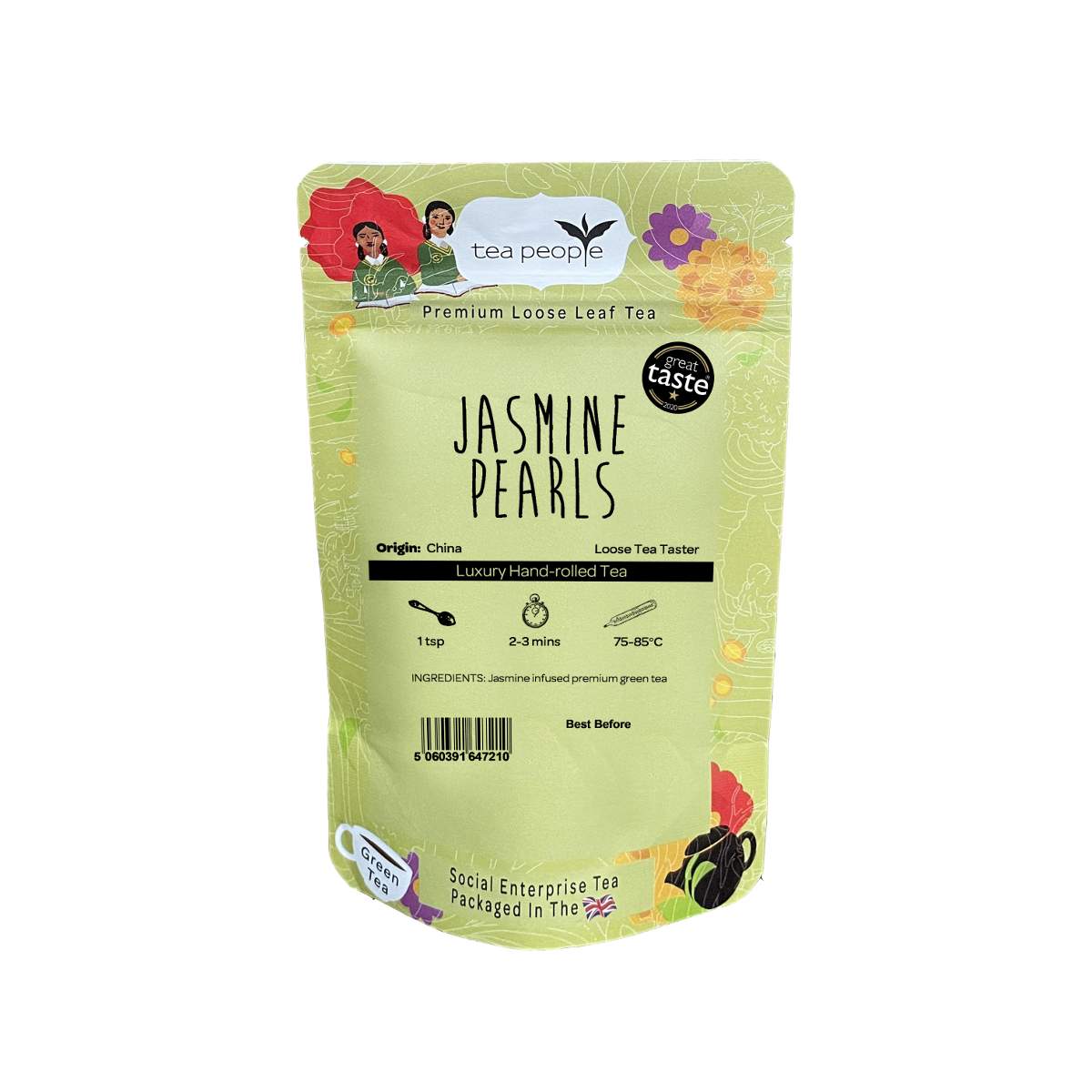 Jasmine Pearls - Loose Green Tea - Loose Tea Taster Pack