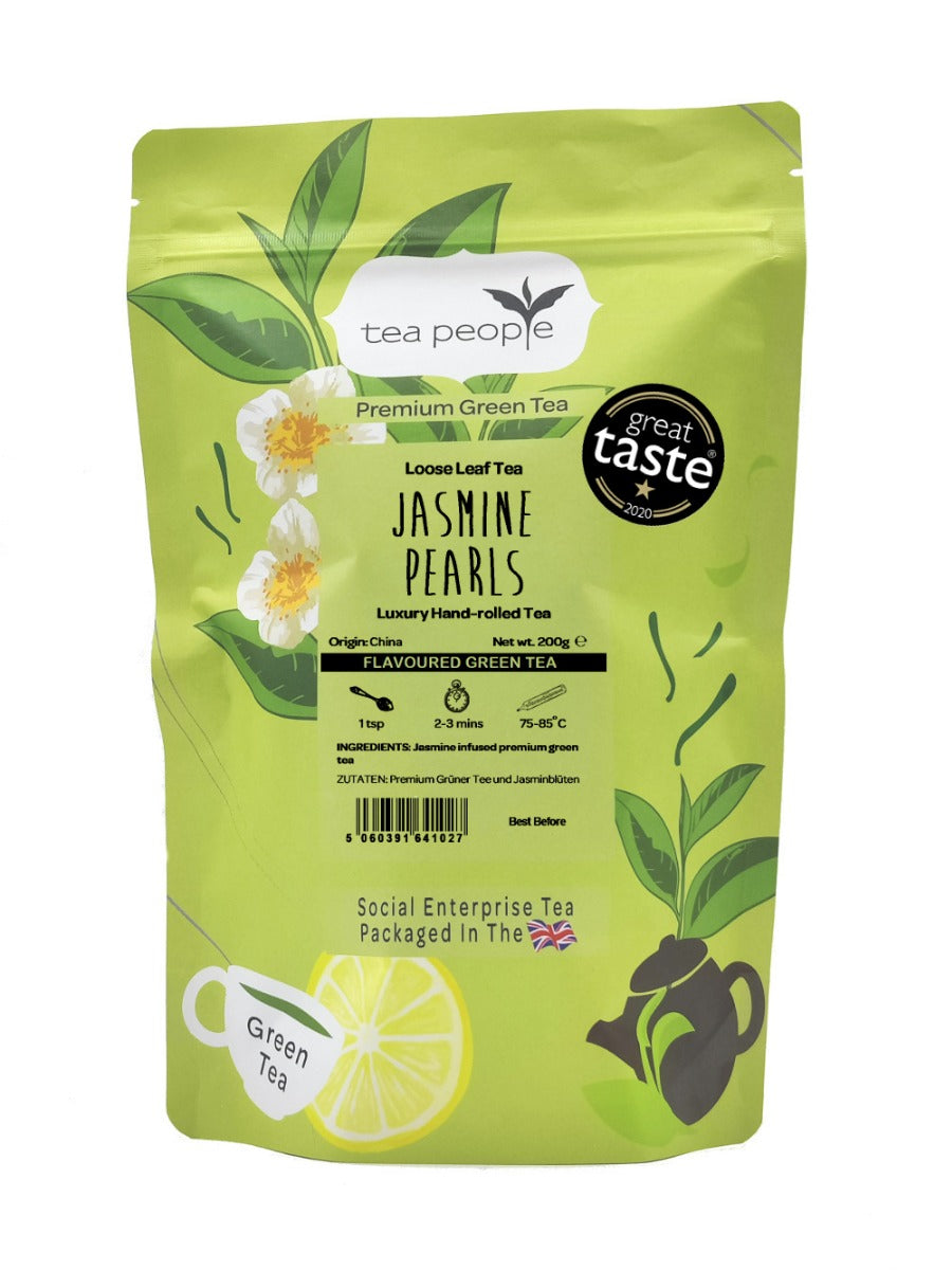 Jasmine Pearls - Loose Green Tea - 200g Refill Pack