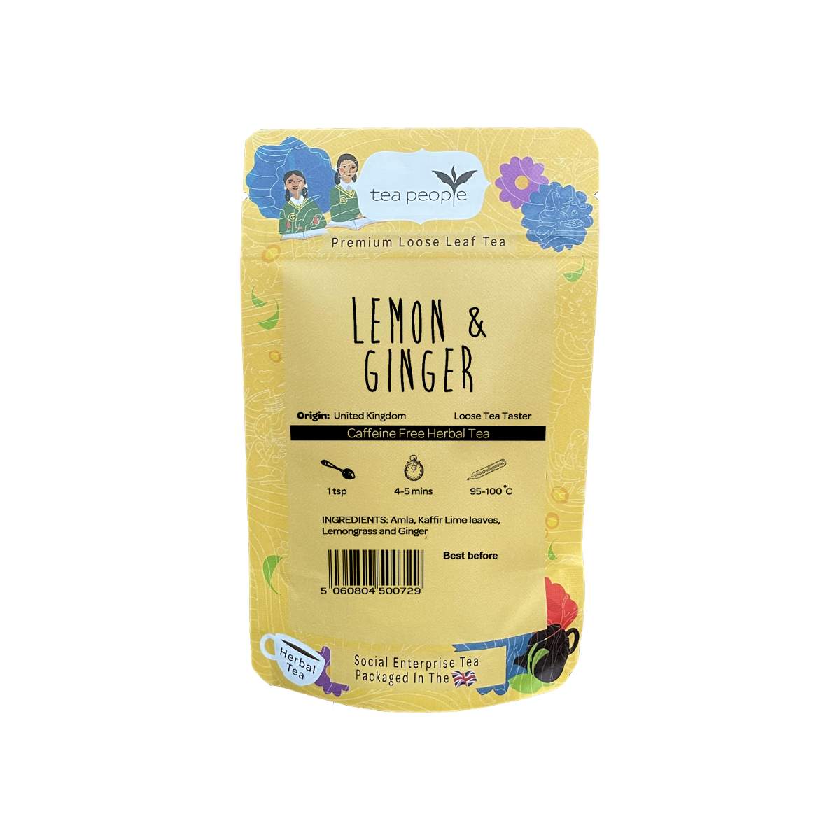 Lemon And Ginger - Loose Herbal Tea - Loose Tea Taster